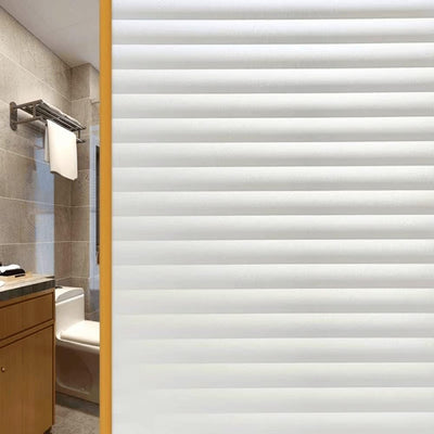 Cinbee Fensterfolie Selbsthaftend Blickdicht 100x200 cm, Sichtschutzfolie Fenster Selbstklebend, 3D