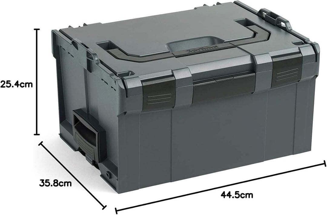 Werkzeugkoffer leer | 2x Bosch Sortimo L BOX 238 | Sortimentskasten Kunststoff Gross | Werkzeugkiste