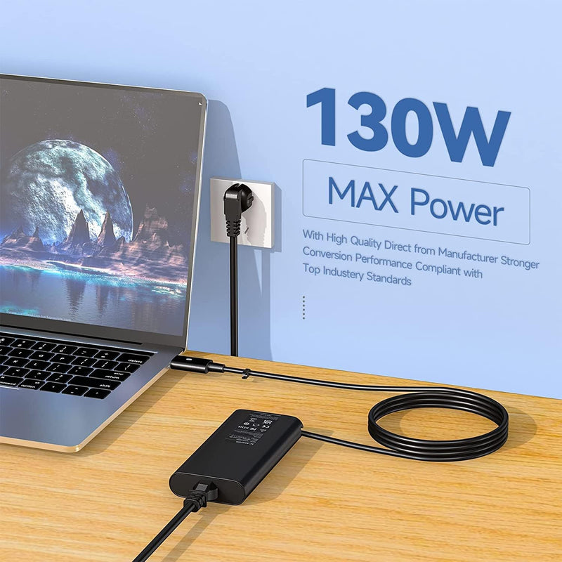 130W USB C Netzteil Ladegerät für Dell XPS 15 9500 9510 9520 9575 17 9700 9710 9720 Precision 3560 5