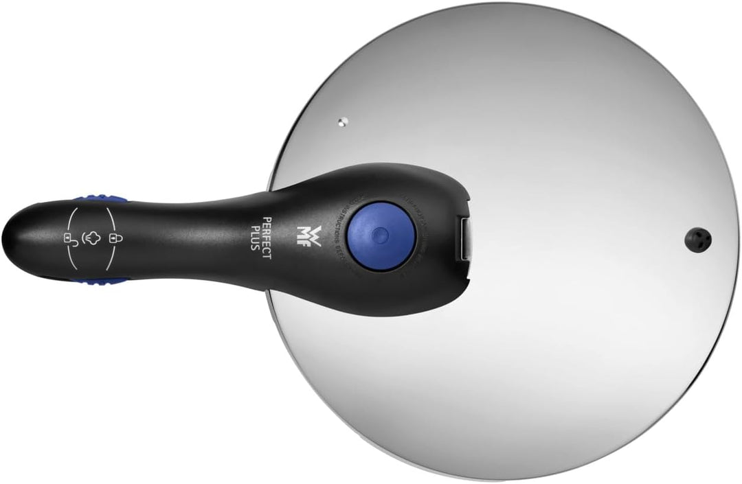 WMF Perfect Plus Ersatzdeckel für Schnellkochtopf, Dampfkochtopf 3l, 4,5l, 6,5l 8,5l, Cromargan Edel