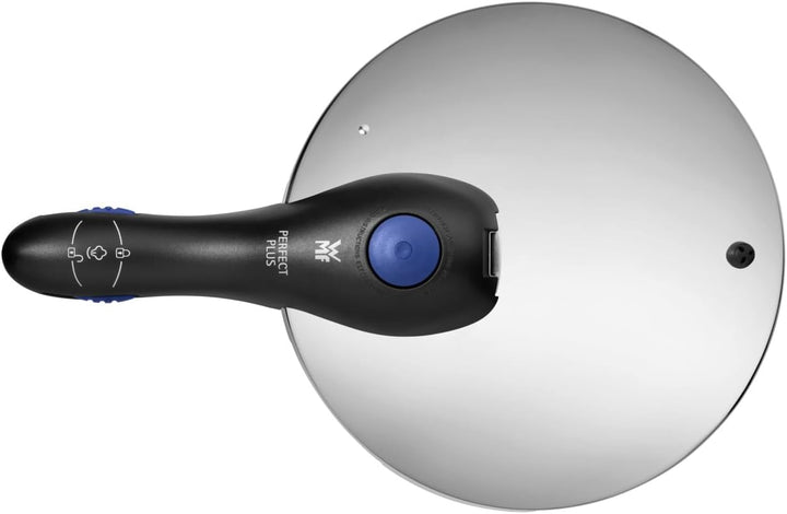 WMF Perfect Plus Ersatzdeckel für Schnellkochtopf, Dampfkochtopf 3l, 4,5l, 6,5l 8,5l, Cromargan Edel