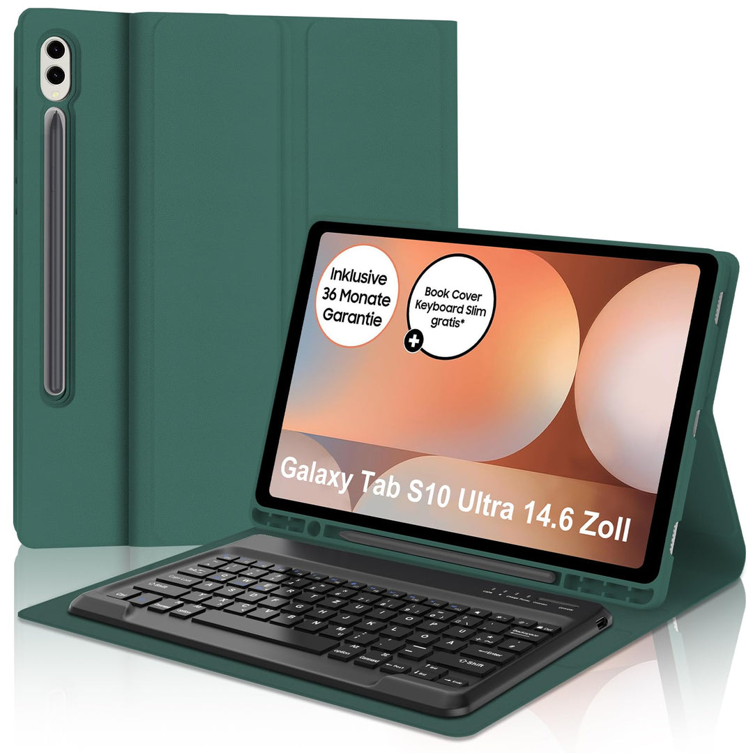 IVEOPPE Tastatur für Samsung Galaxy Tab S10 Ultra 2024, Hülle mit Tastatur Galaxy Tab S10 Ultra/S9 U