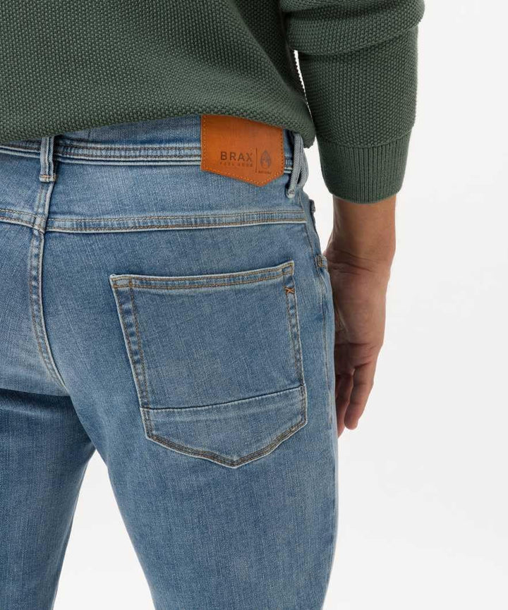 BRAX Herren Style Chris Vintage Flex Light Jeans 36W / 32L Salt Blue Used, 36W / 32L Salt Blue Used