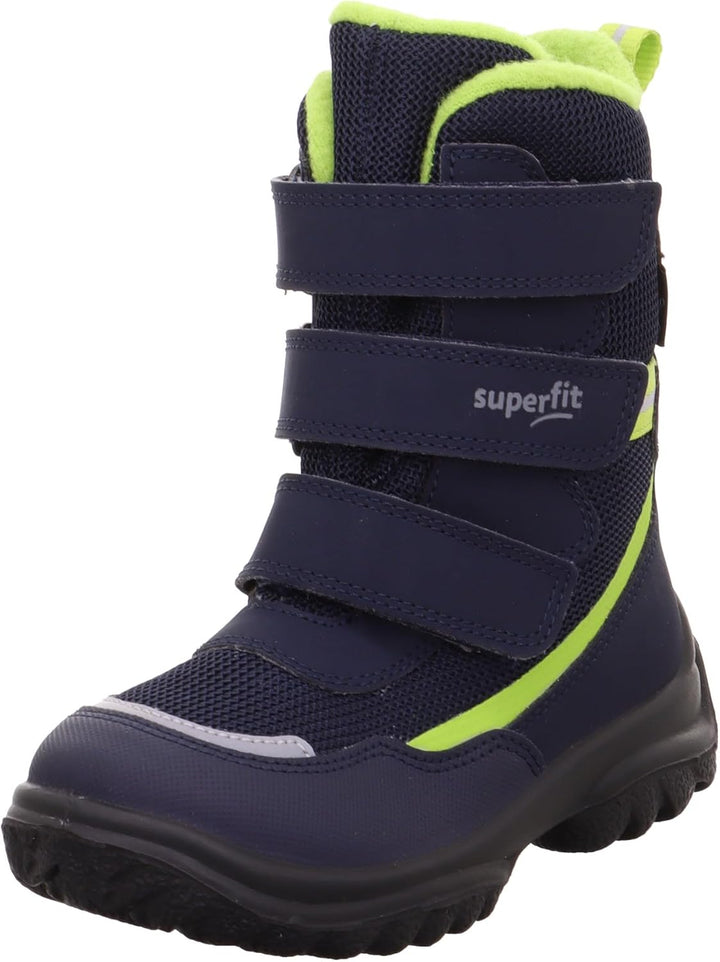 Superfit Jungen Snowcat Warm Gefütterte Gore-tex Schneestiefel 19 EU Weit Blau Grün 8000, 19 EU Weit