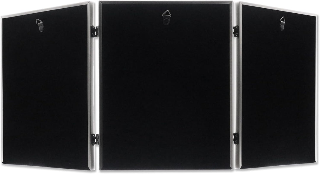 Lawrence Frames 11580T Bilderrahmen aus gebürstetem Zinn, mit Scharnier, 20,3 x 25,4 cm zinnfarben 8