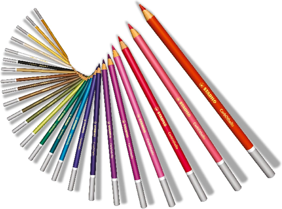 Pastellkreidestift - STABILO CarbOthello - ARTY+ - 60er Metalletui - mit 60 verschiedenen Farben 60e