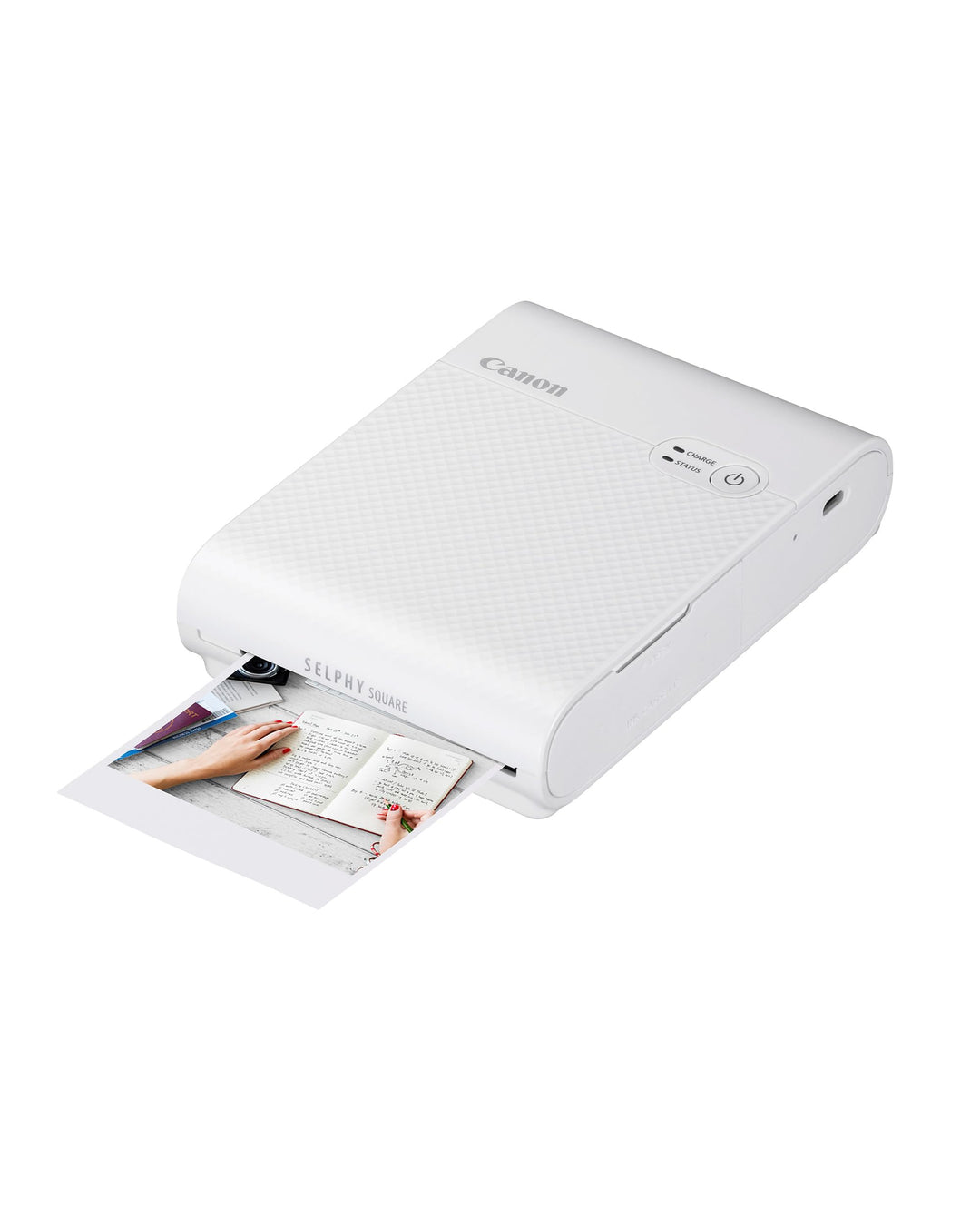 Canon SELPHY SQUARE QX10 Mini Fotodrucker mobil tragbar unterwegs (quadratischer Druck 6,8 x 6,8cm m