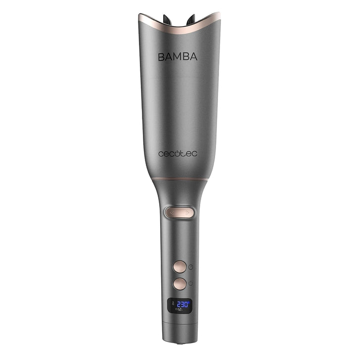 Cecotec Lockenstab Bamba SurfCare 850 Magic Waves Vision. Digitalmotor, Keramikumhüllung des Zylinde