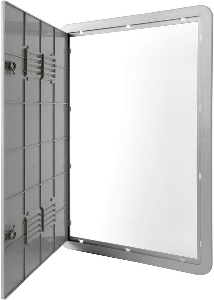 Die Belüftung sig4060g-y Revisionsklappe Gas aus ABS, grau, 450 x 650 mm Grau 450 x 650 mm Einbau-GA