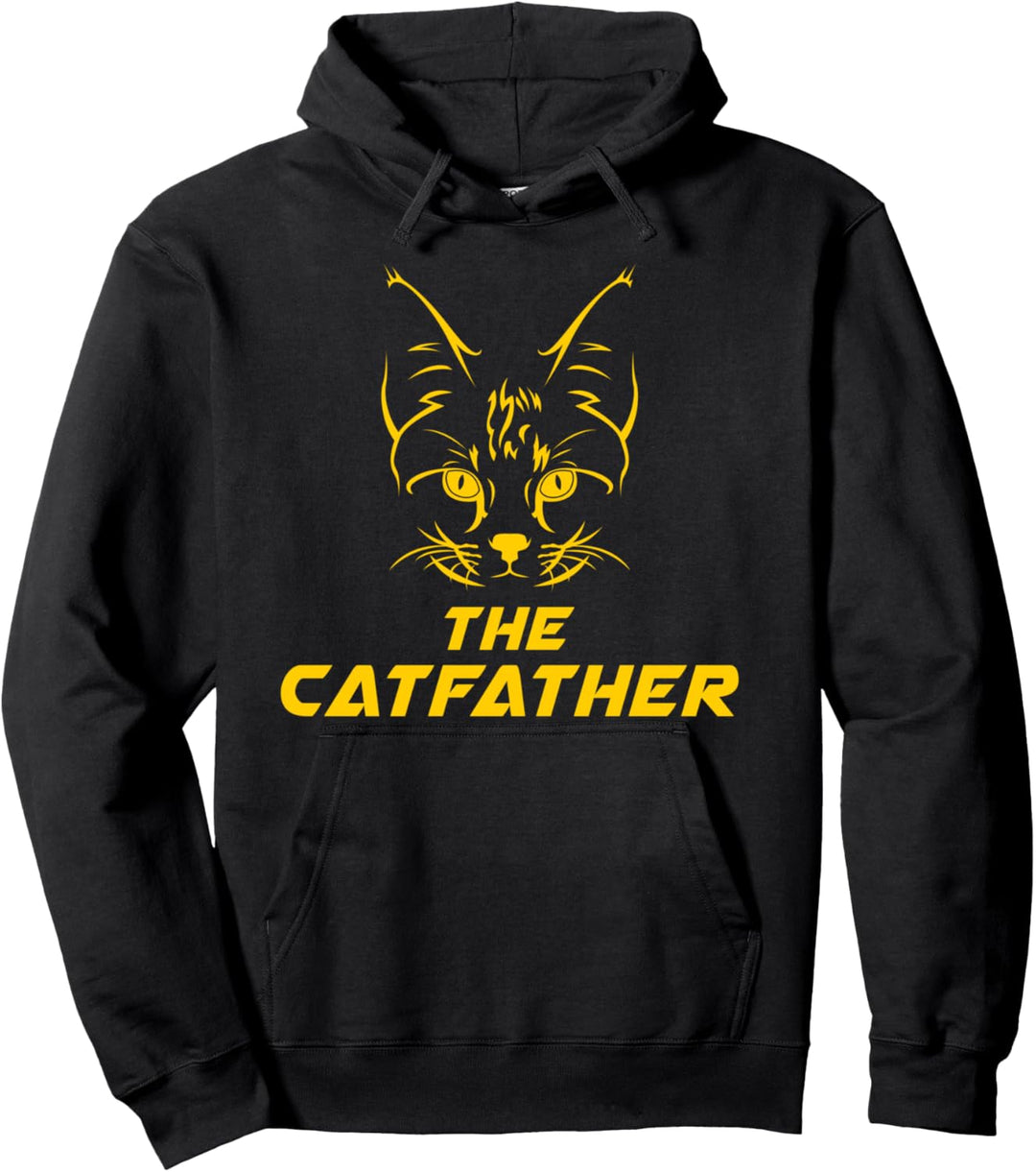 The Catfather Katzenpapa Katze Vater Miezekatze Pullover Hoodie