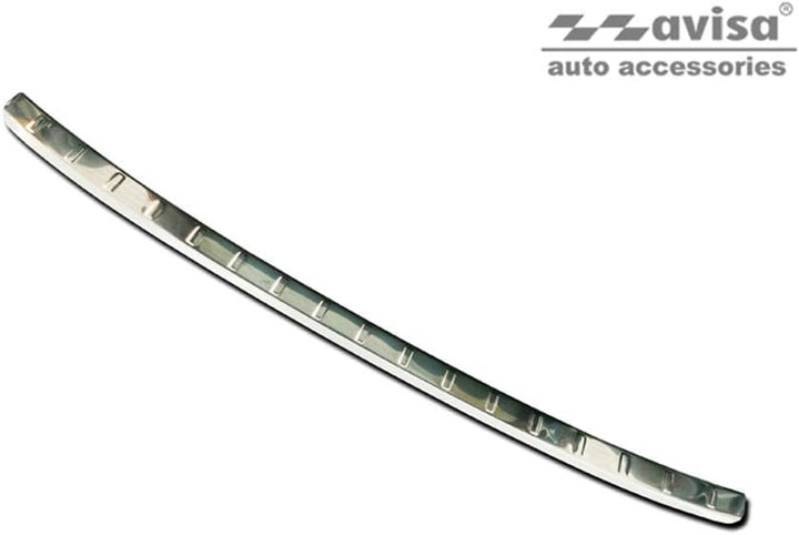 Avisa Edelstahl Heckstossstangenschutz kompatibel mit Peugeot 208 II HB 5-türer 2019- 'Ribs'