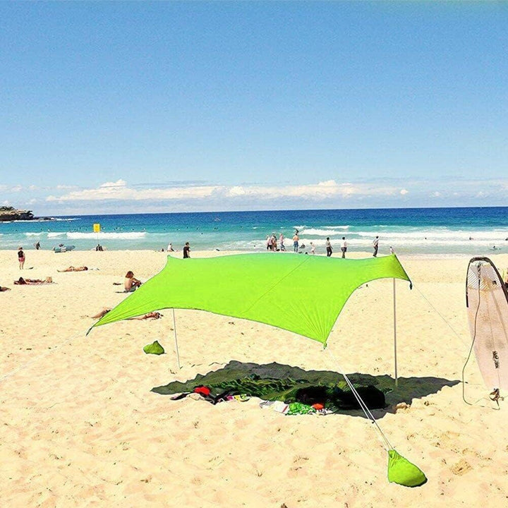 Baldachin des Strandzeltes, Strandsonnenschatten, Tragbarer Strandsonne, Leicht Für Strand, Camping,