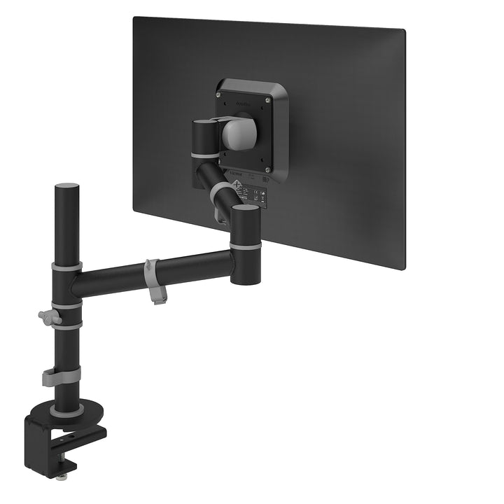 Dataflex Viewgo Monitorarm - Schreibtisch 123 Schwarz, platzsparend und ergonomisch, Monitorarm mit