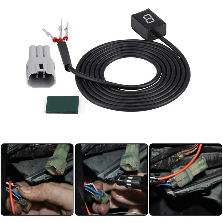 KIMISS KI6641 Motorrad-Blinker N-6 Wasserdicht Display Plug & Play Wasserdicht