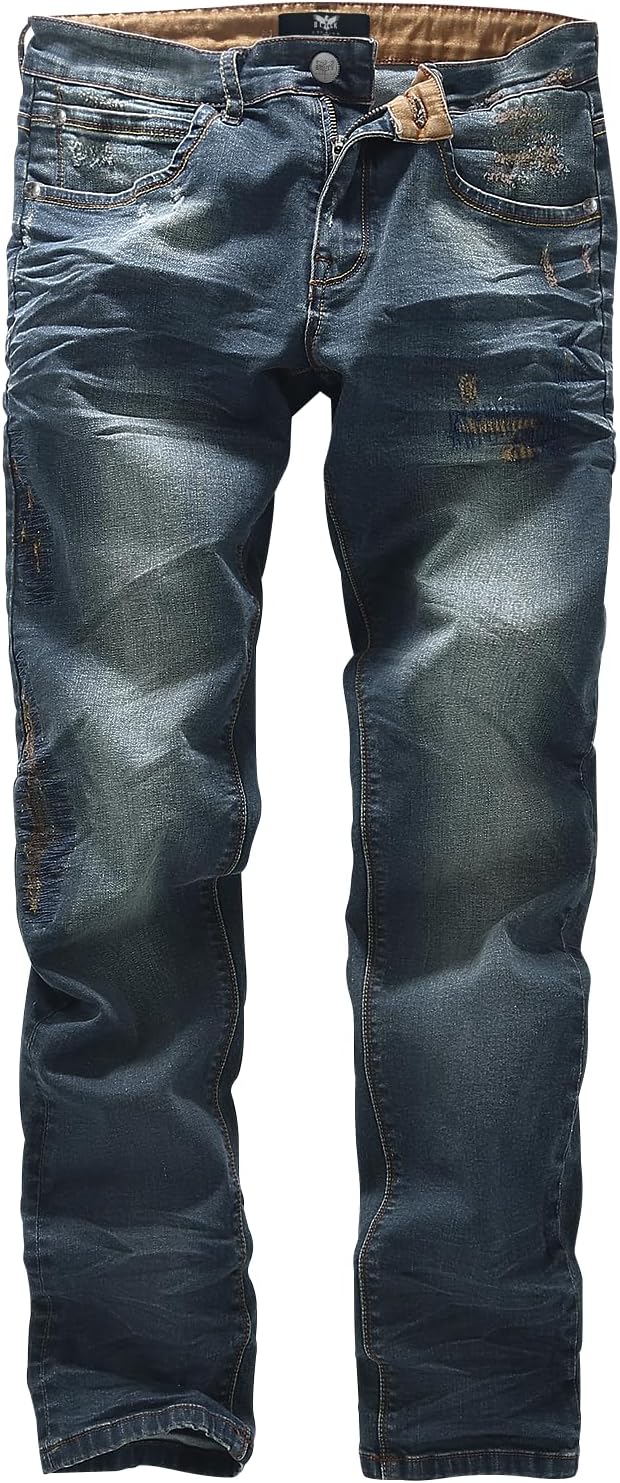 Black Premium by EMP Herren Blaue Jeans mit Kordel-Detail 30W / 32L Blau, 30W / 32L Blau