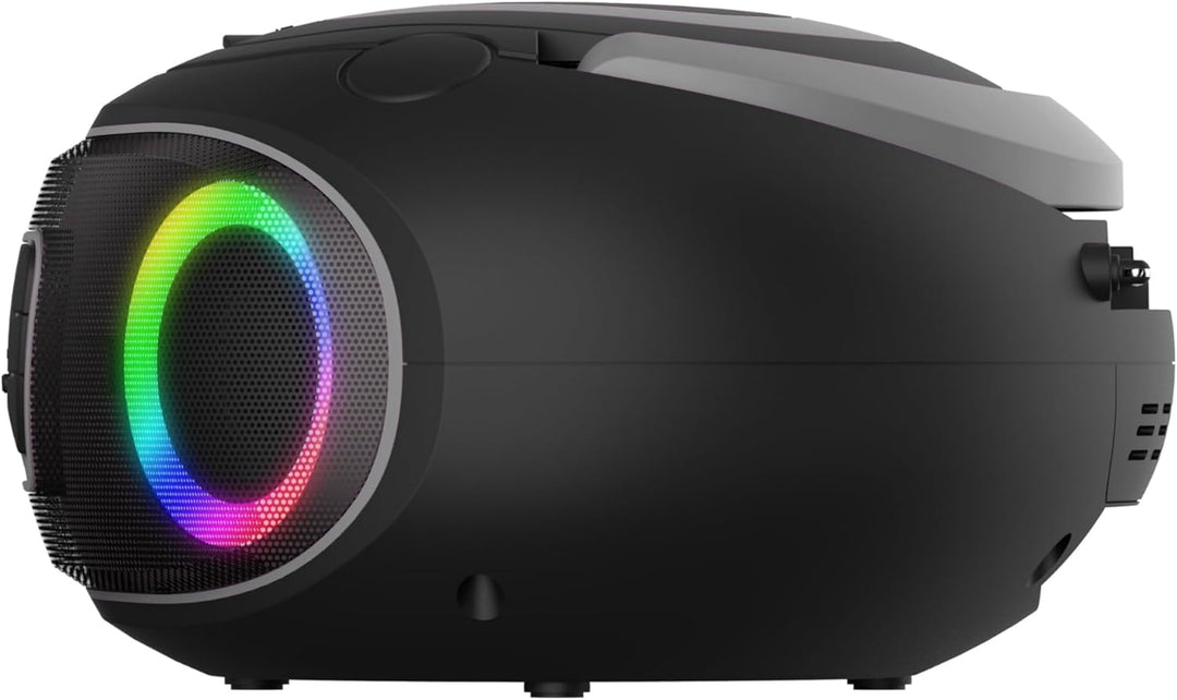 Denver DAB+ Boombox Mit DAB+/FM-Radio, Bluetooth-Funktion,Grey Grau, Grau