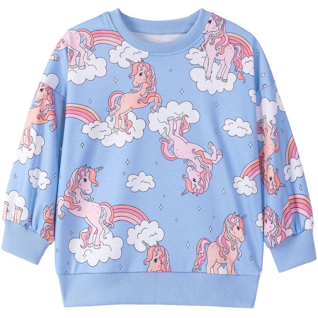 Mädchen Pullover für Kinder Langarmshirt Baumwolle Sweatshirt Winter Kleidung Langarm Tops 1-7 Jahre
