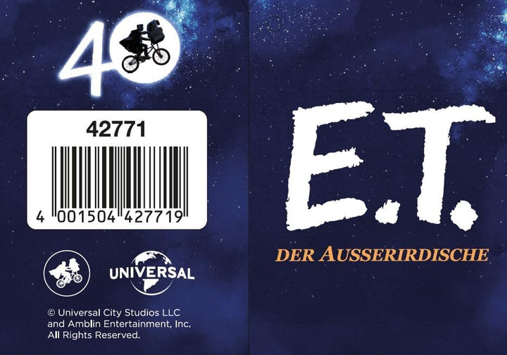 Schmidt Spiele 42771 E.T. Der Ausserirdische, Plüschfigur 24 cm, 40 Jahre Edition