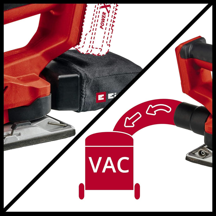 Einhell Akku-Schwingschleifer TE-OS 18/230 Li Power X-Change (Drehzahlelektronik, Micro-Klett, Fussp