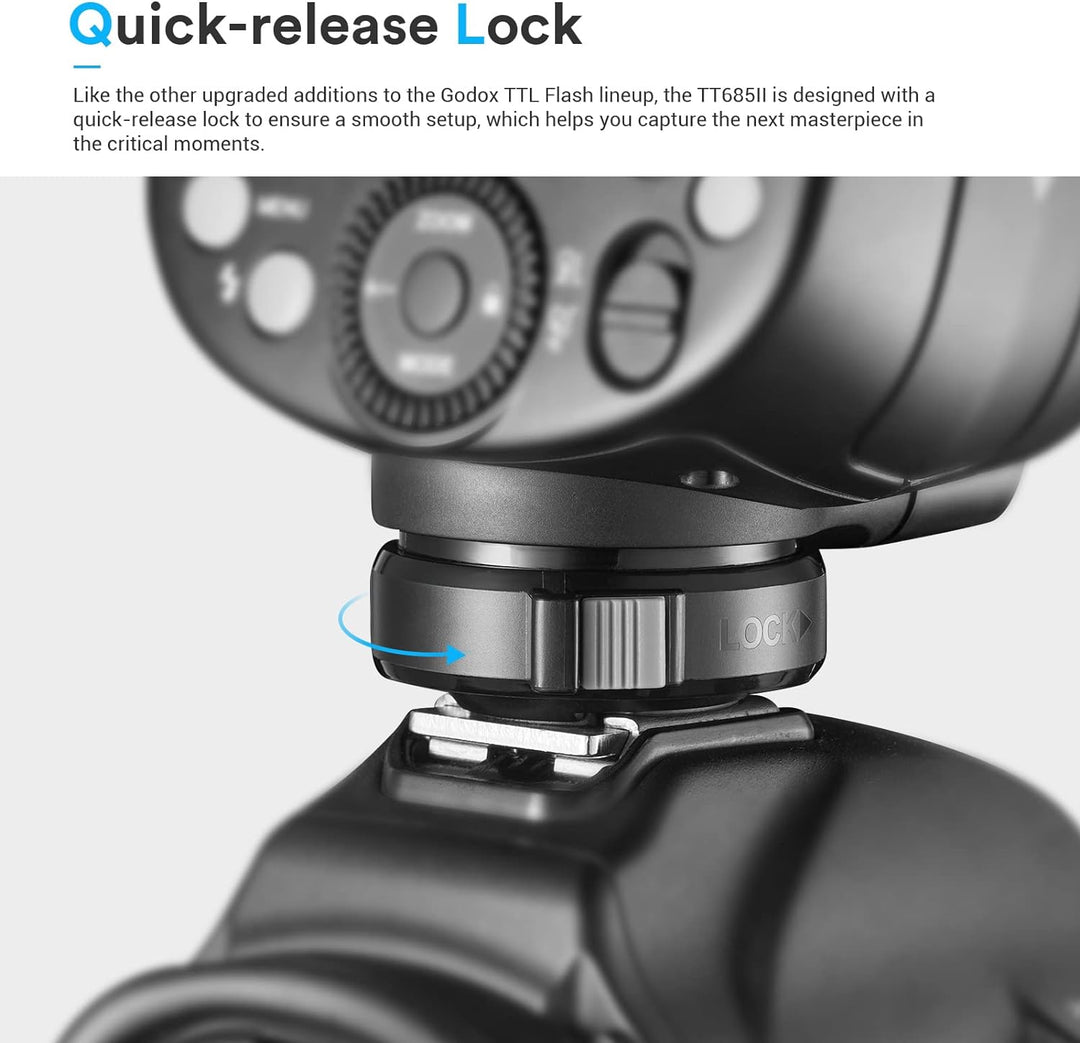 Godox TT685II-O TT685OII Speedlite TTL-Blitzkamera 2.4G HSS High Speed 1/8000s GN60 Kompatibel m