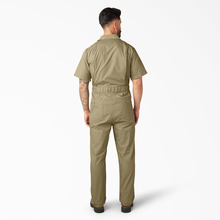 Dickies Herren Short Sleeve Coverall Arbeitsoverall S Kurz Khaki, S Kurz Khaki