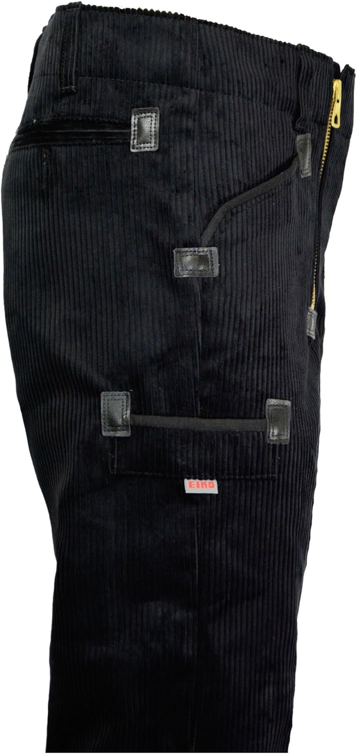 EIKO Zunfthose Normale Fussweite, Trenkercord, 85% BW, 15% PES, 490 g/m² 56 Schwarz, 56 Schwarz