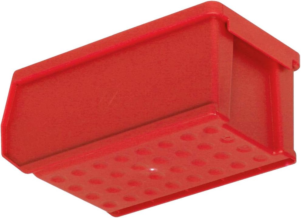 BRB Set - 25x Sichtstapelkästen Profi LB5, rot, Inhalt 0,85 Liter, LxBxH 175x100x75 mm inkl. 3 verz.