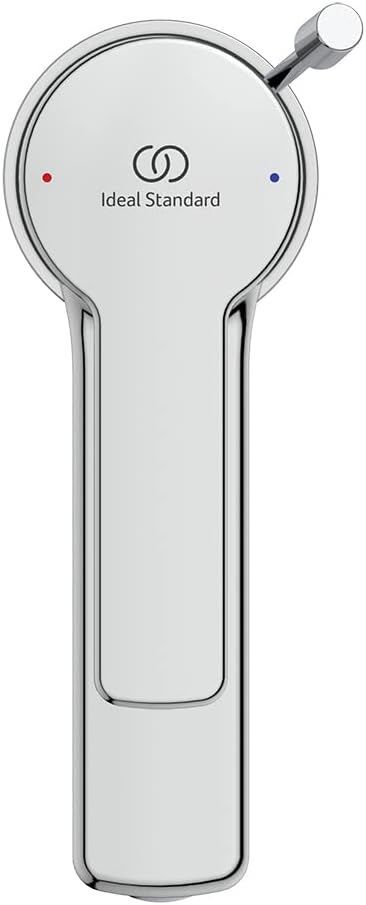 Ideal Standard B1148AA Calista Einhebel-Einloch-Waschtischmischer mit Ablaufgarnitur, Chrom Basin Mi
