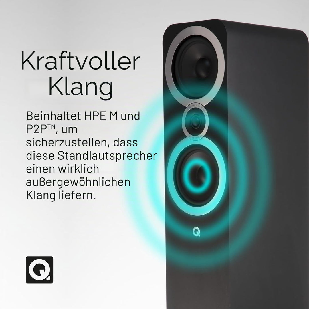 Q Acoustics 3050i Standlautsprecher (Paar) French Walnut