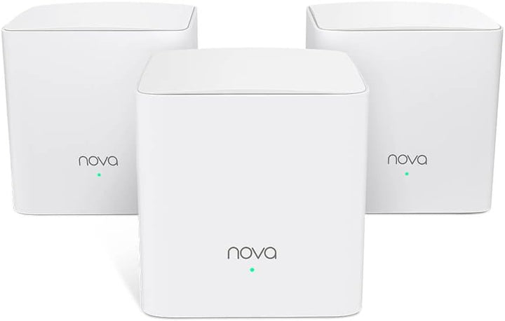 Tenda Nova MW5C (3-teilig) Mesh WLAN System, Dual Band AC1200 Mesh Router & Repeater, WLAN Heimnetz