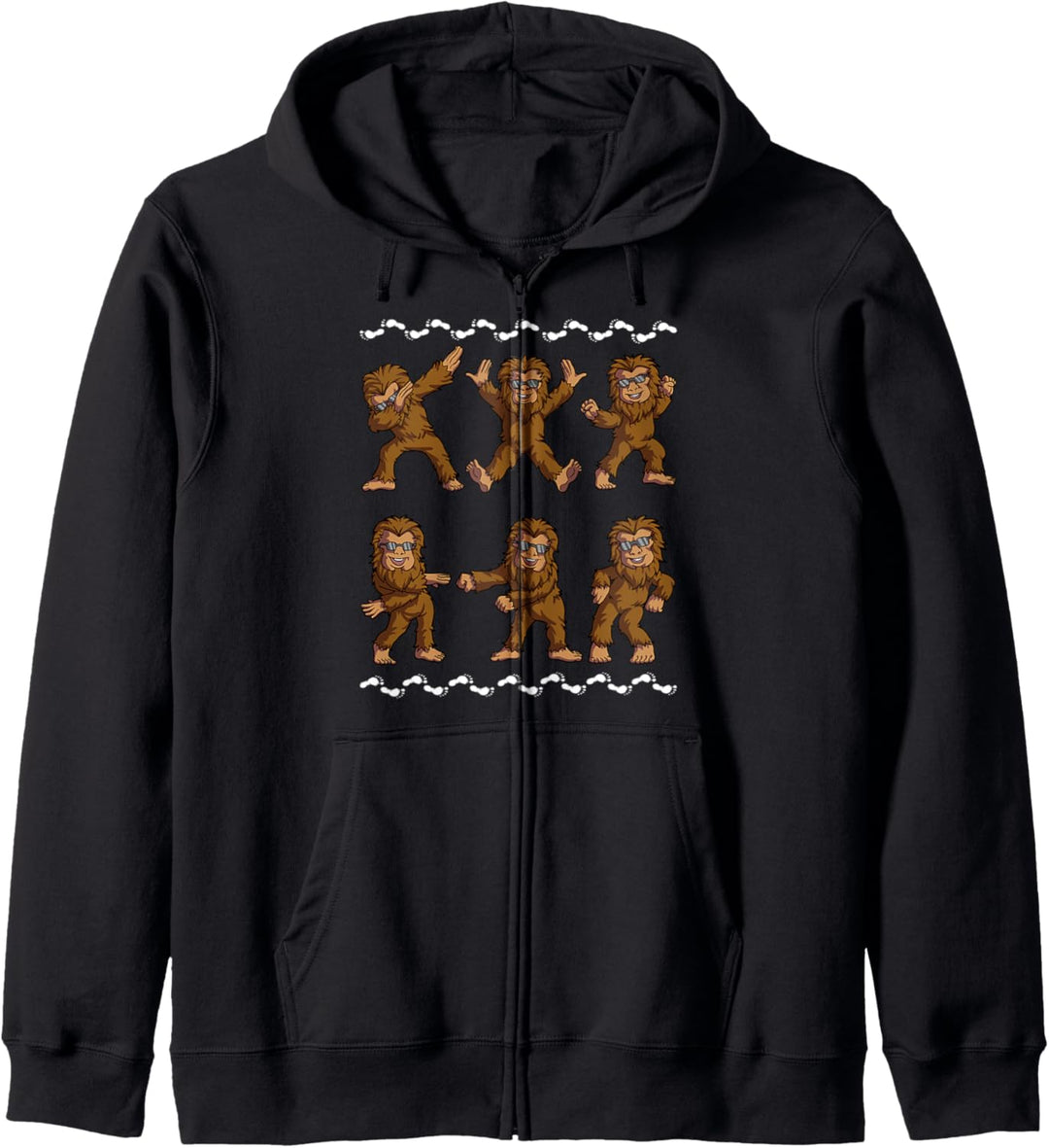 Tanzen Bigfoot Sasquatch Dance Dab Boy Mädchen Kinder Lustig Kapuzenjacke