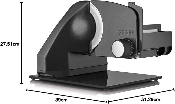 GRAEF Allesschneider CLASSIC C95, eisenglimmergrau, inkl Kombi-Aufsatz PRO, 30° kippbar, 170 W Motor
