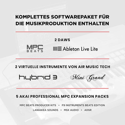 M-Audio Oxygen 49 V – 49-Tasten USB MIDI Keyboard Controller mit Beat Pads, Smart Chord & Scale Modi