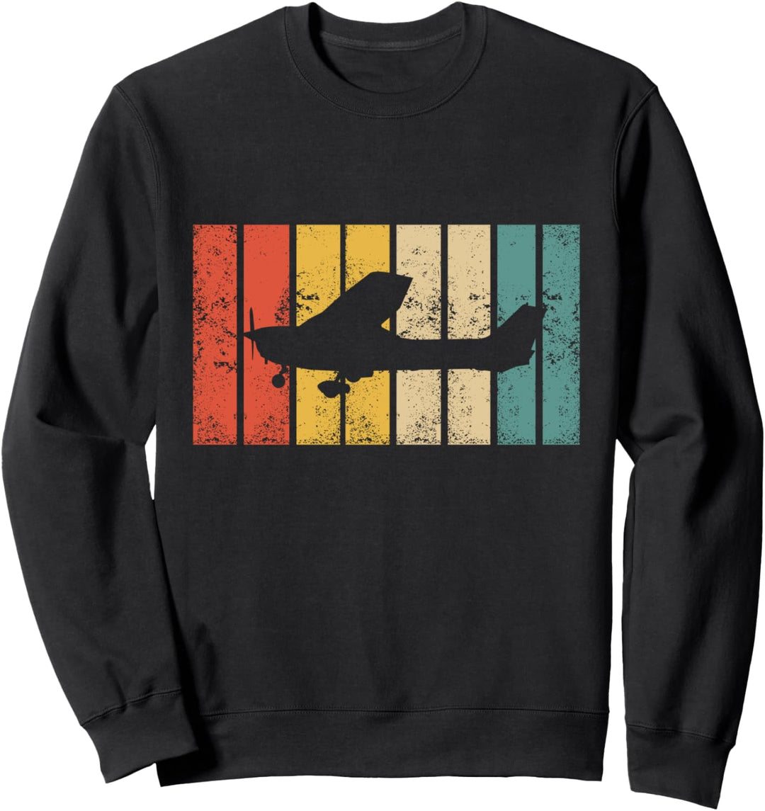 Retro Flugzeugführer Luftfahrt - Vintage Flugzeug Pilot Sweatshirt
