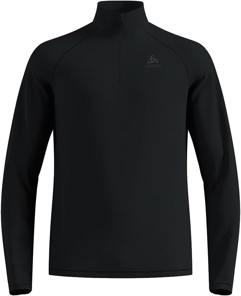 Odlo Herren Besso Half Zip Longsleeve M Schwarz, M Schwarz