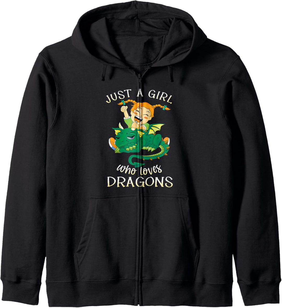 Just A Girl Who Loves Dragons Tween Teen Girl Women Gifts Kapuzenjacke