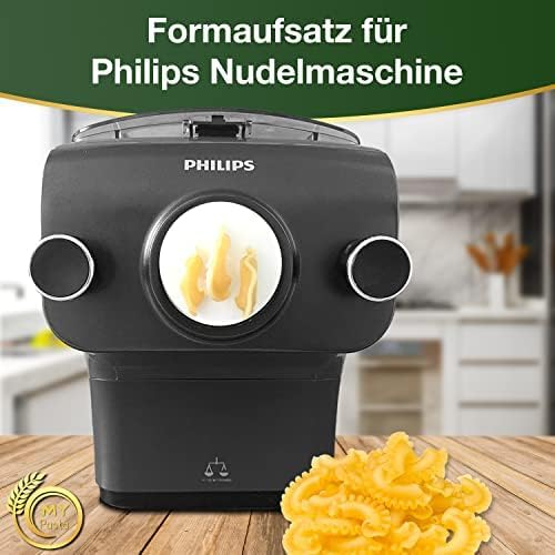 MY Pasta Pastadisc aus POM - Creste Ondulate/Hörnchen mit Wellen - Philips Pasta Maker Avance 7000 P