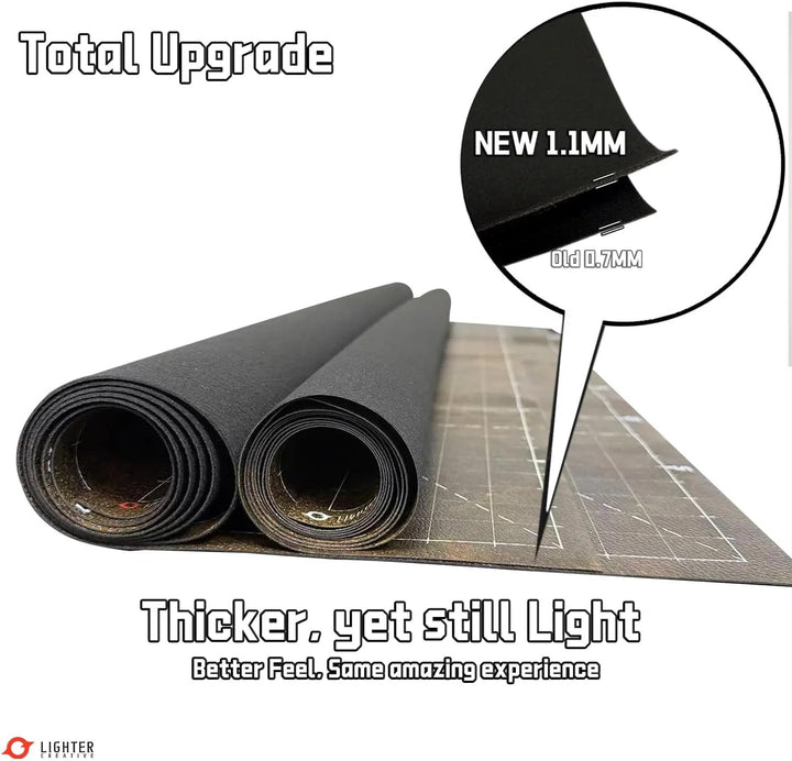 Spielmatte 44 x 60 Matte für WH40K Pariah Nexus, 112 x 152 cm, aus Kunstleder, 1,1 mm Dick (Adamant