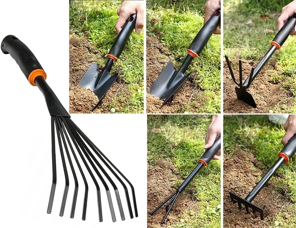 6X Gartenwerkzeug Set Pflanzset Gartengeräte Garten Kleingeräte Schaufel Kelle