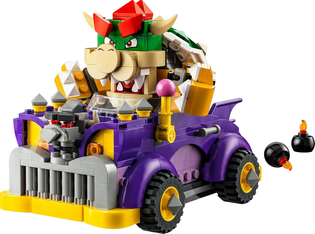 LEGO Super Mario Bowsers Monsterkarre – Erweiterungsset, Auto-Spielzeug mit Bowser-Figur für Jungs u