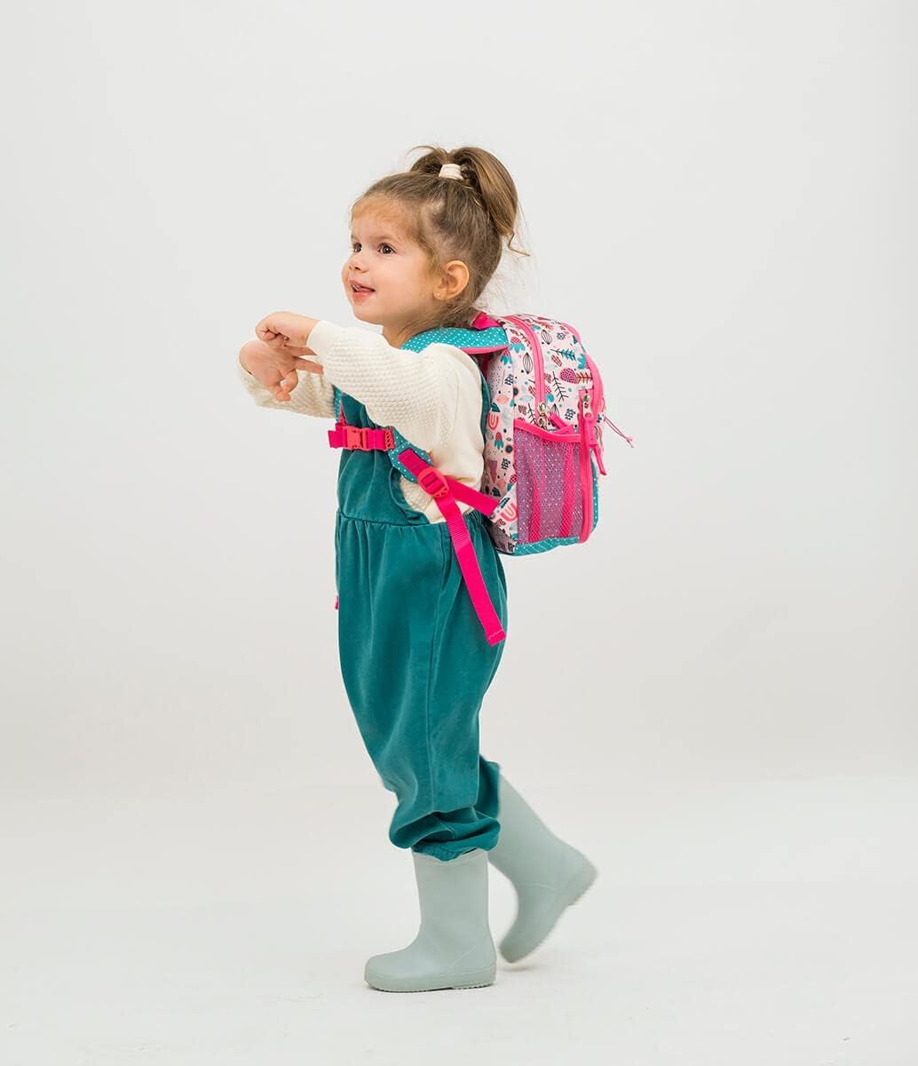 Belmil Kinderrucksack Mädchen für 1-3 Jährige - Super Leichte 290 g/Kindergarten/Krippenrucksack Kin