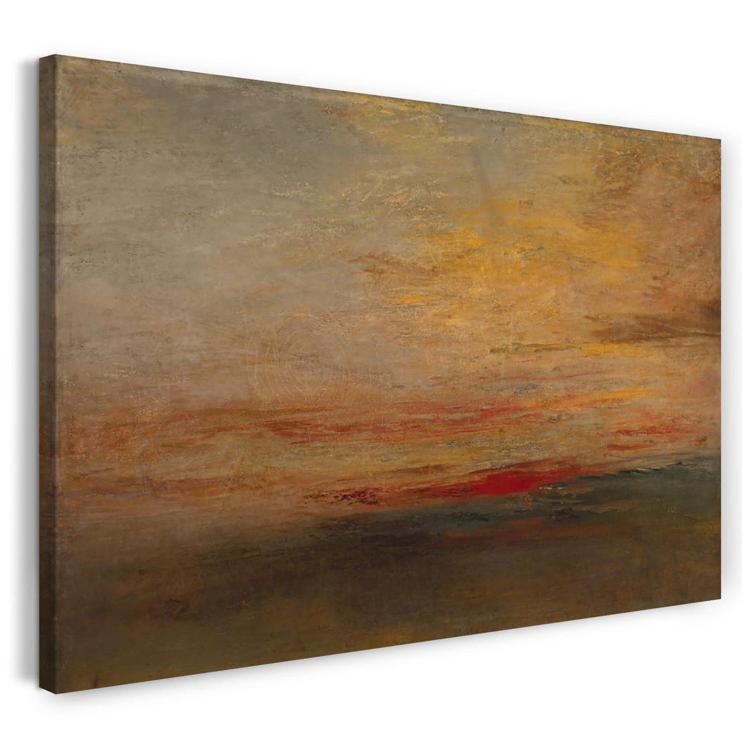Printed Paintings Leinwand (120x80cm): William Turner - Sunset 120x80 cm, 120x80 cm