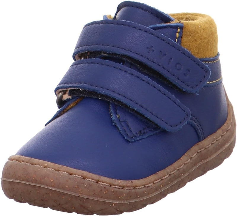 Superfit Baby-Jungen Saturnus Lauflernschuhe 22 EU Weit Blau Gelb 8000, 22 EU Weit Blau Gelb 8000
