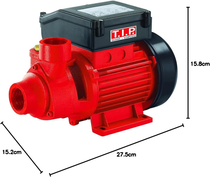 T.I.P. Gartenpumpe Guss GPP 2100 M – Leistungsstark, 2100 l/h Fördermenge, Ideal für sandhaltiges Wa