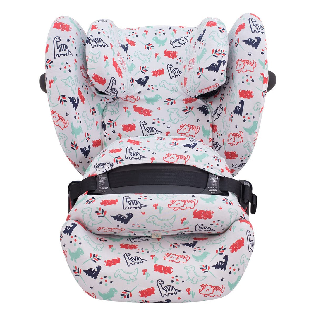 JYOKO KIDS Bezug Kompatibel mit Cybex Pallas G I-SIZE (Bezug Pallas G, DINO PARTY) Bezug Pallas G DI