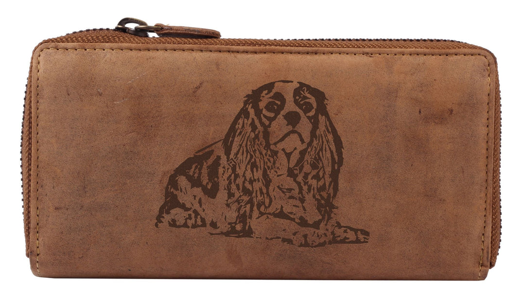 Greenburry Damen-Portemonnaie mit Hunde-Motiv Cavalier King Charles Spaniel l Geschenkidee für Hunde