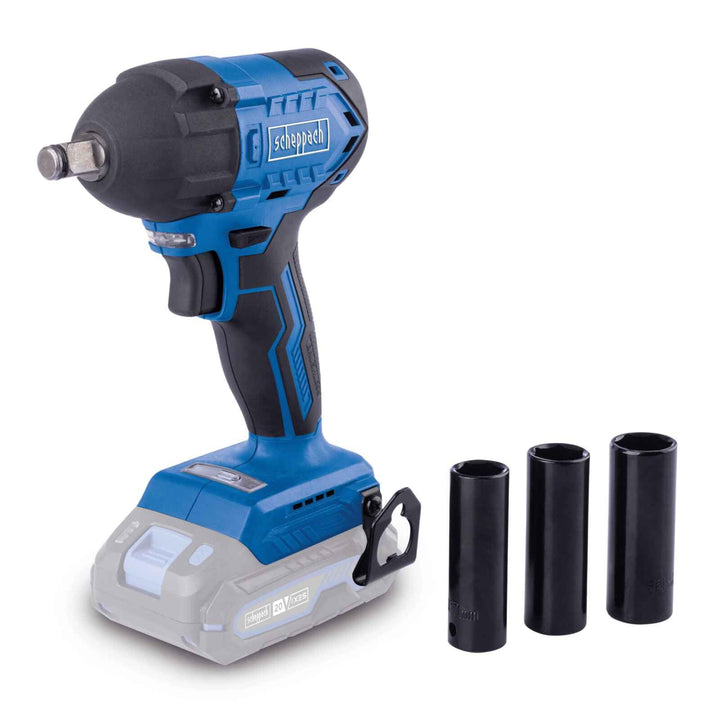 Scheppach Akku-Schlagschrauber BC-IW350-X 20V Brushless | Drehmomentstufen 180-350 - 370Nm | Schlagz