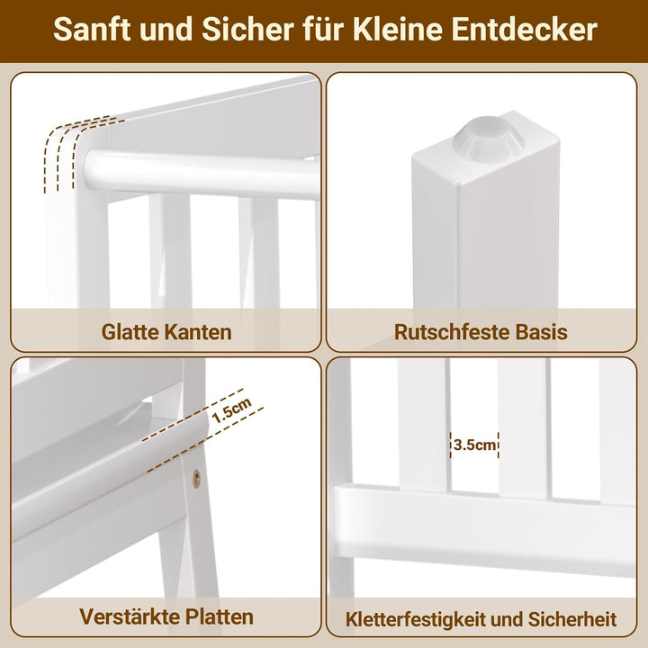 COSYLAND Lernturm ab 1 Jahr – Montessori Learning Tower für Kinder – Sicherer Kinder Lernturm ab 2 J