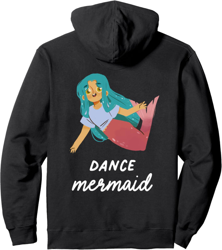 Tanz Meerjungfrau Mädchen Lustiger Sport Geburtstag Party Pullover Hoodie