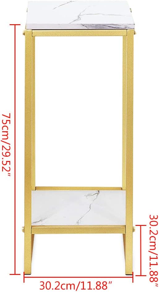 panfudongk Regale | Standregal | Lagerregal | Shelves | Shelf | Goldenes Eisen & Holz 2-stufiges Dis